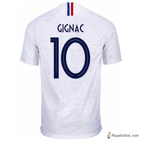 Camiseta Francia Replica Segunda Ropa Gignac 2018 Blanco